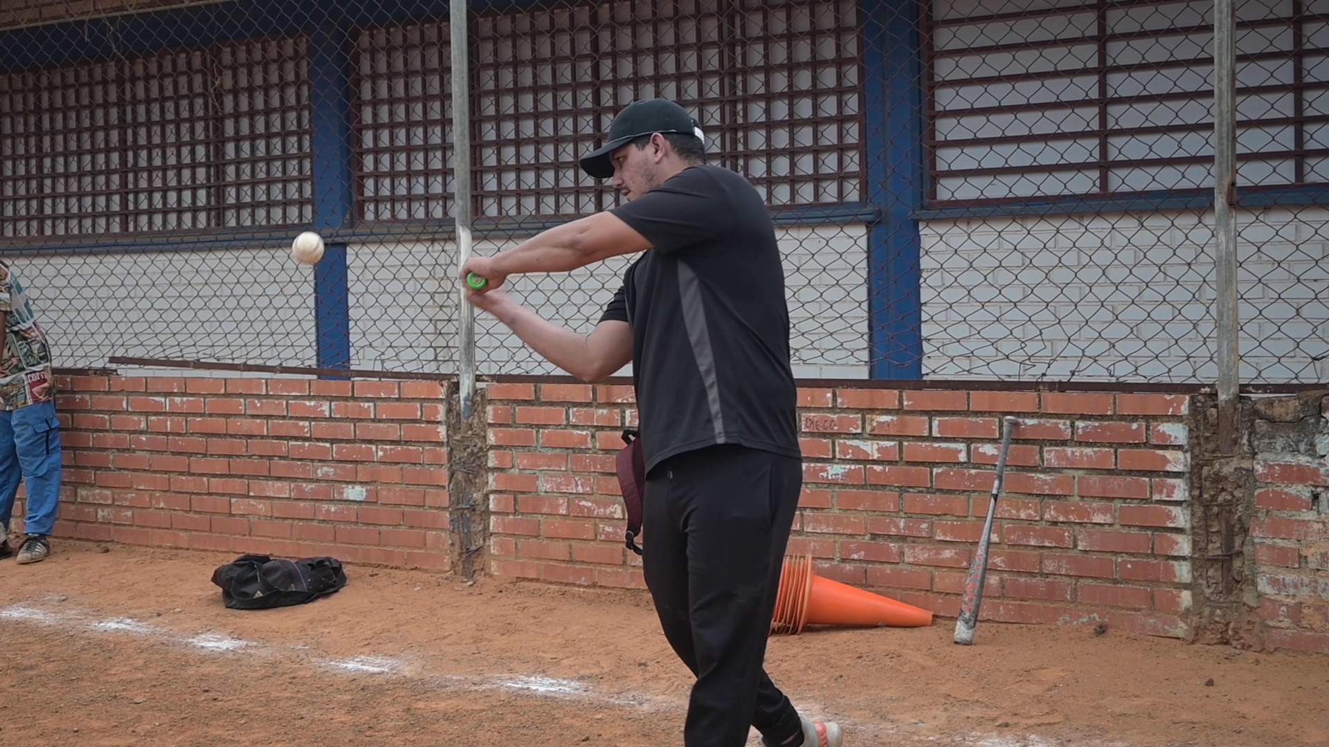 Práctica de béisbol en las canchas de Cúcuta