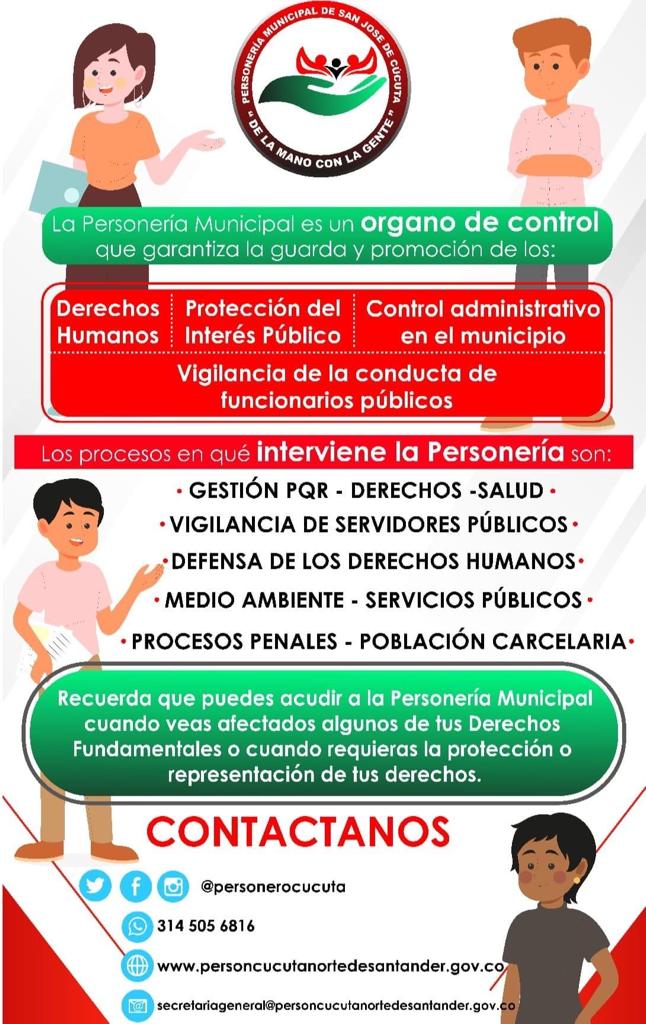 Servicios de la personería de Cúcuta
