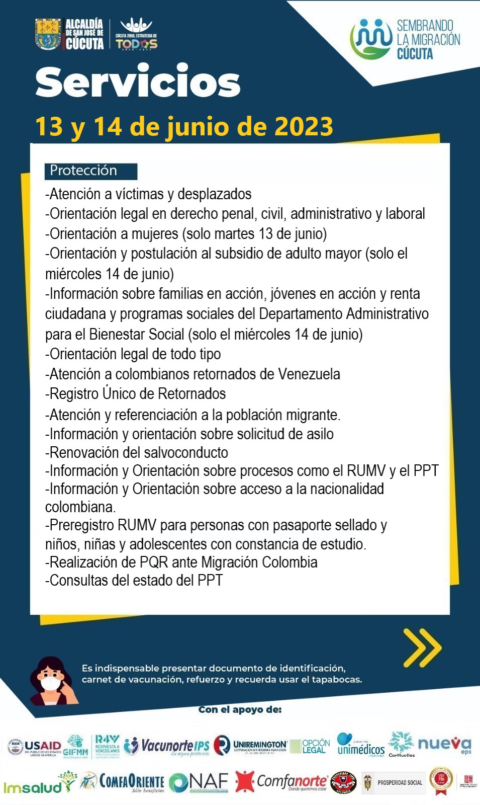 Servicios de la jornada móvil