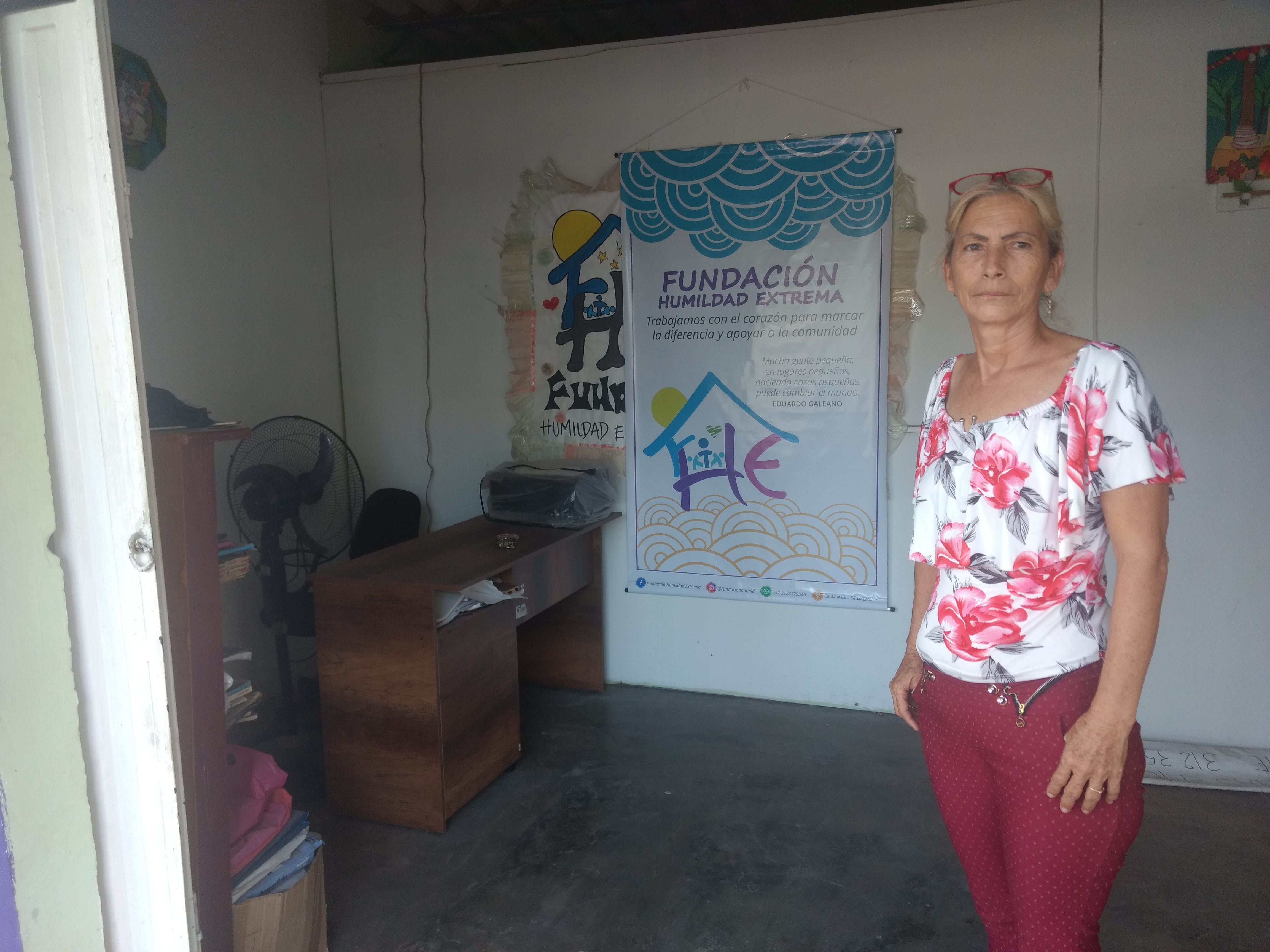 Angélica Lamus trabaja en el barrio La Ermita de Cúcuta