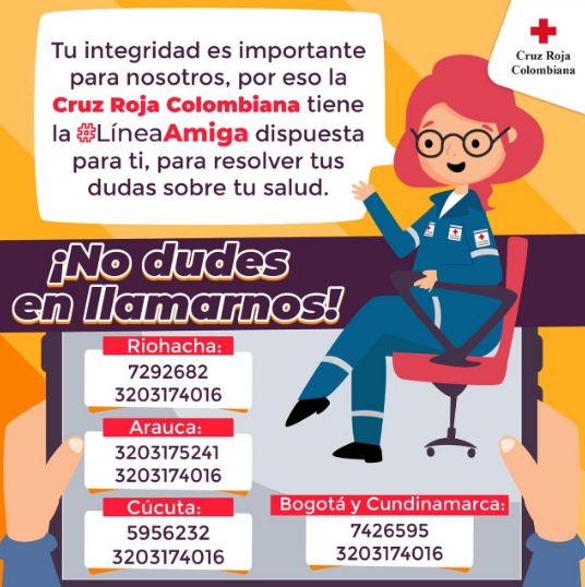Atenciones de la Cruz Roja