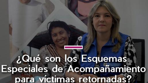 Las personas que se benefician deben estar inscritas en el registro de víctimas.