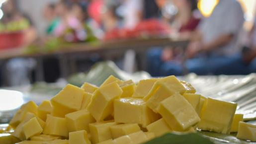 El queso de hoja le dio la bienvenida a los participantes