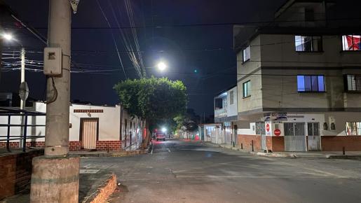 Calles desoladas por el toque de queda en Cúcuta 