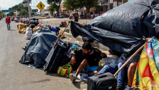 Migrantes en La Parada