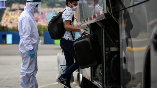 Las unidades son dispuestas en el terminal de Bogotá