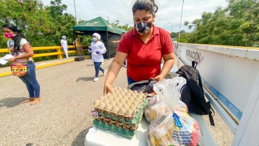 Entrega de PAE en la frontera