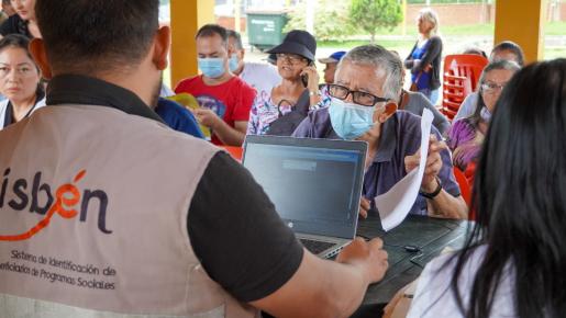 Atención para encuesta del Sisbén en Los Patios