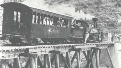 El ferrocarril además tenía una línea de transporte público municipal. / Foto: Cortesía.