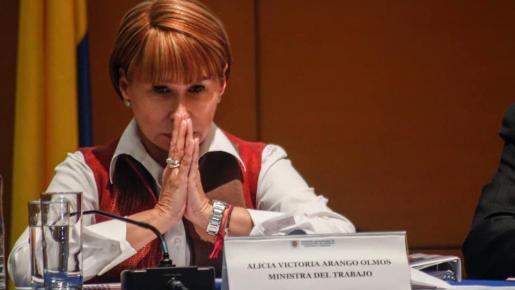 Alicia Arango, Ministra del Trabajo, haría la presentación del permiso